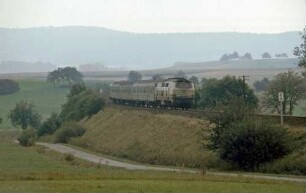 Satteldorf Lok 218 398 Eilzug UL-F Bnb-Wagen