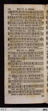 (Der LXI. 61. Psalm - Der LXX. 70. Psalm)