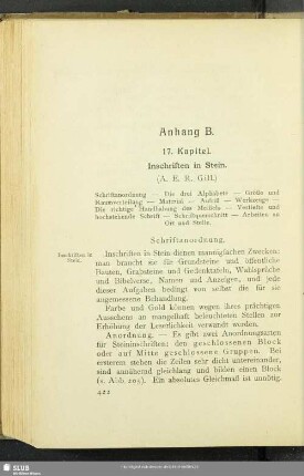Anhang B. Inschriften in Stein