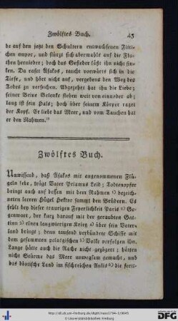 Zwölftes Buch.