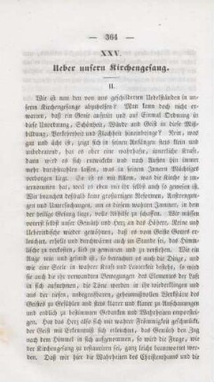 364-376 Ueber unsern Kirchengesang II.