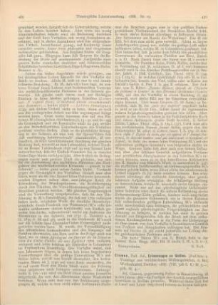 470-472 [Rezension] Clemen, Ad., Erinnerungen an Sicilien