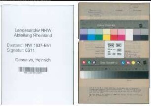 Entnazifizierung Heinrich Dessaive , geb. 18.04.1895 (Stadtsekretaer)