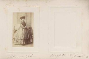 links: Helene von Halm rechts: leer, nur Bildunterschrift: Mathilde Behrner