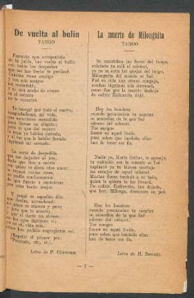 La muerte de Milonguita : Tango