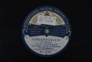Haidenröslein / (Fr. Schubert)