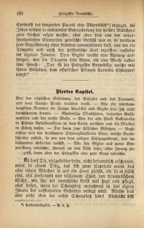 Viertes Capitel. Von der nützlichen Erfindung des Schlafs und des Traums, und was Sancho Pansa darüber denkt …