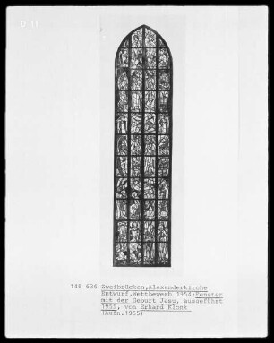Fenster mit der Geburt Jesu