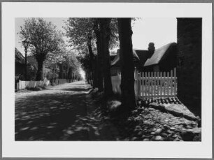 Dorfstraße von Oldsum, Insel Föhr