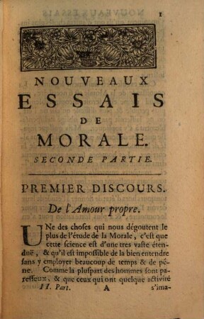 Nouveaux Essais De Morale, 2