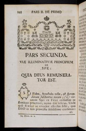 128-130, Si Fides, Apostolo teste, est ...