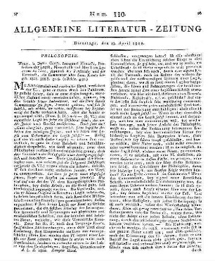 [Schwaldopler, J.]: Tranquilla. Ein Gemälde aus Italiens sanfterm Himmel. Wien: Doll 1802