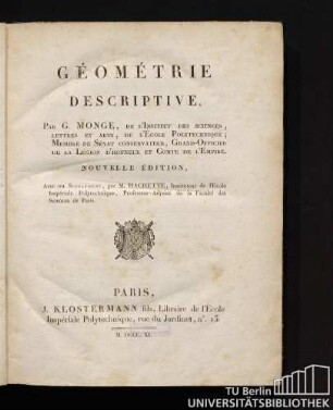 Géométrie descriptive