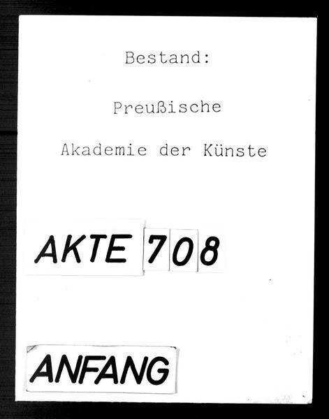 Mitglieder | Digitalisierung: Archiv der Akademie der Künste