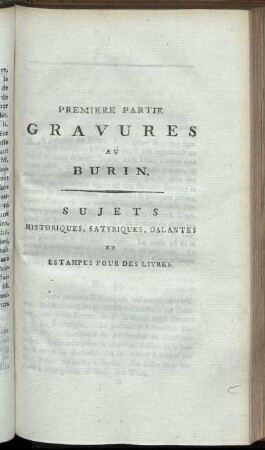 Sujets Historiques, Satyriques, Galantes Et Estampes Pour Des Livres.