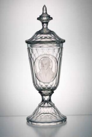 Deckelpokal mit Bildnis von Clemens Fürst Metternich