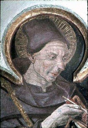 Vierpaß mit dem heiligen Ägidius