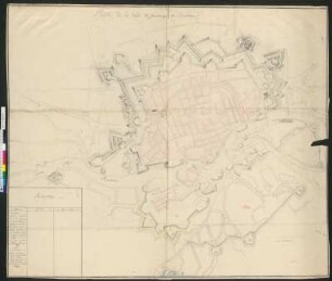 Plan de la ville et faubourgs de Breslau