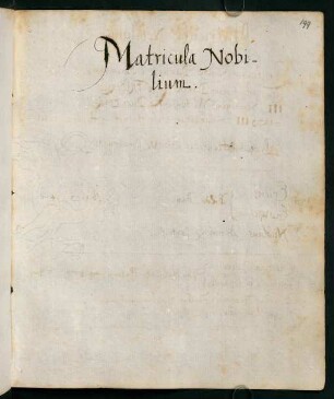 Matricula Nobilium