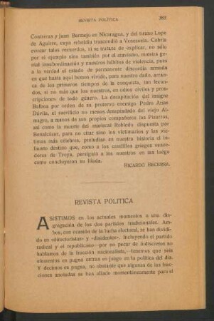 Revista política