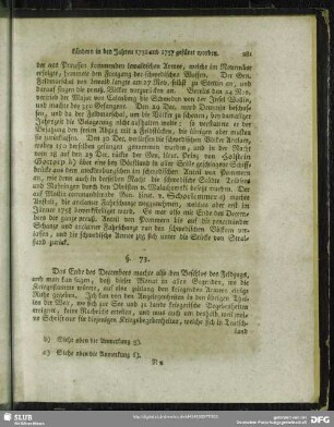 §. 73. [Beschluß dieser Geschichte]