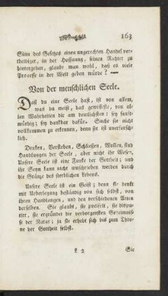 Von der menschlichen Seele