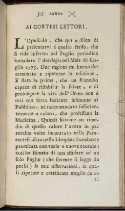 Ai Cortesi Loettori.