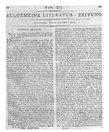 Engel, J. J.: Herr Lorenz Stark. Ein Charaktergemälde. Berlin: Mylius 1801