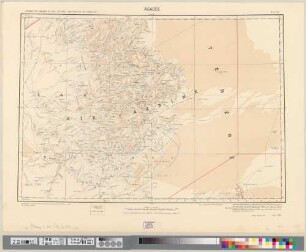 Croquis du Sahara et des régions limitrophes au 1:1 000 0000, N.E-32. Agadès