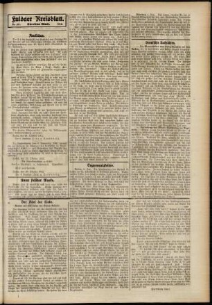 Zweite Ausgabe vom Freitag, den 08. November 1912.