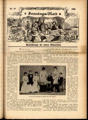 Ausgabe vom Sonntag, den 09. Dezember 1900.
