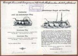 Stoppel- und Saatpflug