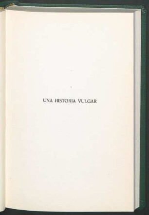 Una historia vulgar