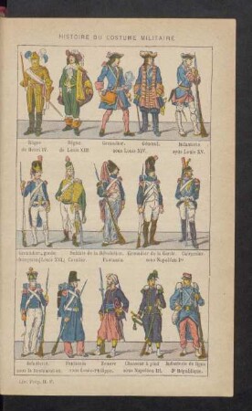 Histoire du costume militaire