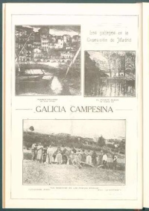 Los gallegos en la Exposición de Madrid