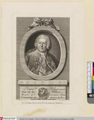 Louice Phelypeaux Duc de la Vrilliere
