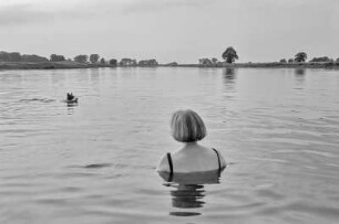 Landsatz, Elbnebenarm, Wendland, Deutschland, 1992