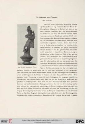Zu Bronzen aus Ephesos