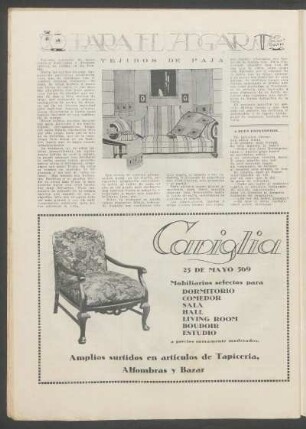 Para el hogar : Tejidos de paja