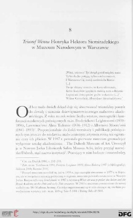 8. Triumf Wenus Henryka Hektora Siemiradzkiego w Muzeum Narodowym w Warszawie