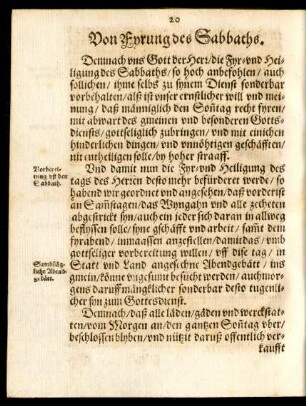 Von Fyrung des Sabbaths