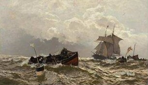 Einschiffung vor der holländischen Küste