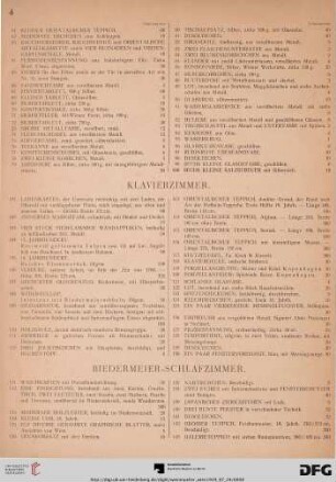 Klavierzimmer (Nr. 101-130)
