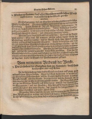 Vom vermeinten Verdienst der Wercke