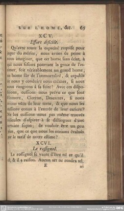 XCVI. Le rossignol