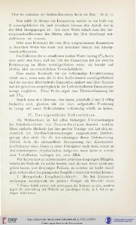 IV. Das eigentliche Meßverfahren