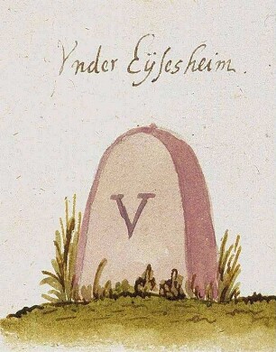 Untereisesheim HN (Stromberger Forst, Marksteinzeichen III)