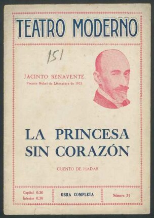 1932002100: La princesa sin corazón : cuento de hadas