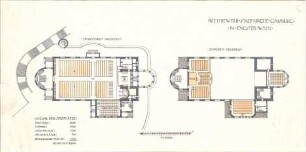 Dolmetsch, Heinrich; Gaisburg; Ev. Stadtkirche - Grundriss EG; Emporen (Grundriss)