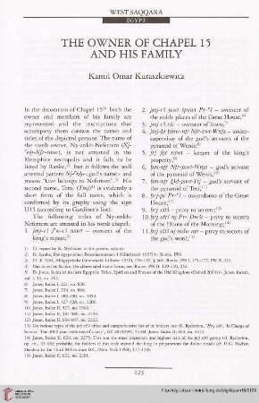15: The owner of Chapel 15 and his family